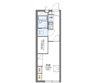 レオパレス福浜A【2階】の間取り