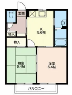 ベルドミール【2階】の間取り