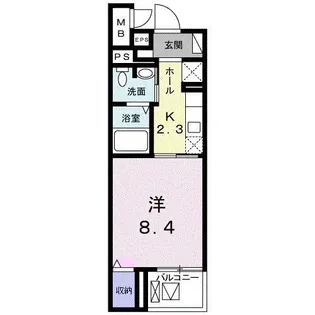 セレーノ・M【2階】の間取り