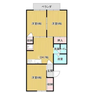 セジュール豊洲B【2階】の間取り
