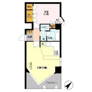パーク・ノヴァ向島【6階】の間取り