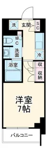 ザ・パークハビオ横浜白楽【3階】の間取り