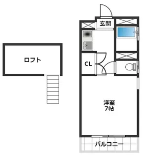 フローラFUJI【1階】の間取り