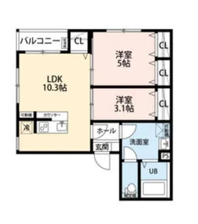 robot home 本笠寺(ロボットホームモトカサデラ【1階】の間取り