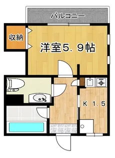 クレスト46【1階】の間取り