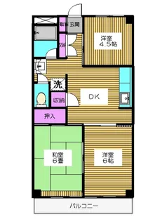 徳丸ビル【5階】の間取り