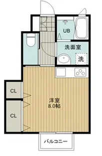 クレアシオン【1階】の間取り