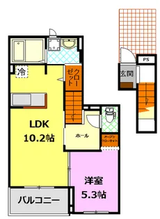 アル・ソーレII【2階】の間取り
