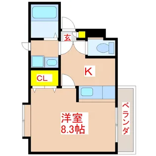 グリフィンドール【1階】の間取り