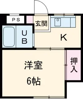 クロノス松木【3階】の間取り