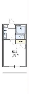 レオパレスリブェール【1階】の間取り