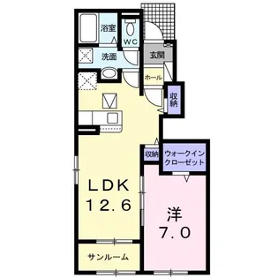 ピュアACE【1階】の間取り
