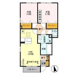 ポラリス I【1階】の間取り