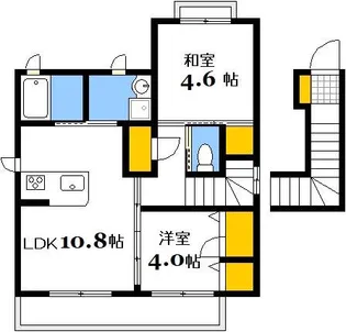 シャーメゾン沙羅ノ木II【2階】の間取り