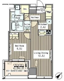 MY TOWER RESIDENCE【18階】の間取り
