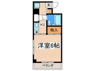 モンレーヴ富士見【1階】の間取り