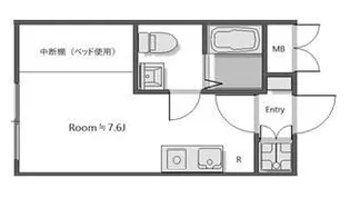 blue palette赤羽【4階】の間取り