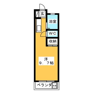 ハイツ島塚【3階】の間取り