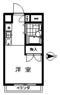 三旺マンション【2階】の間取り