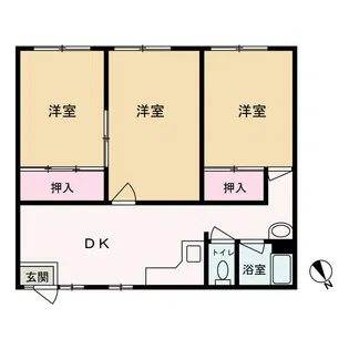 イリスM【1階】の間取り