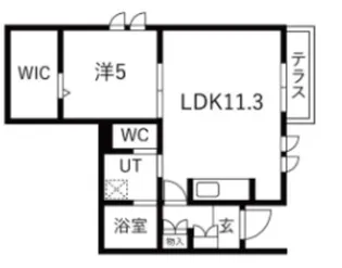 フォルテ【1階】の間取り