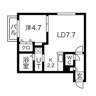 Balboni N17【3階】の間取り