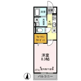 リオン【3階】の間取り