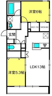 MAISON ASUKA III【3階】の間取り