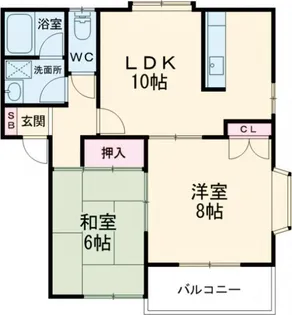 URANUS A【2階】の間取り