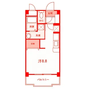 第2和光ヒルズ【2階】の間取り