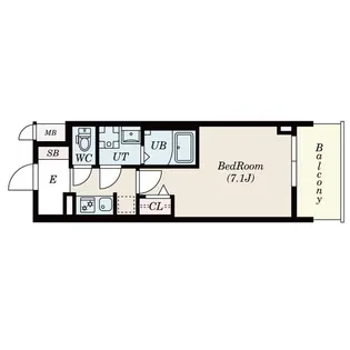 S-RESIDENCE一宮駅前【10階】の間取り