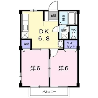 スカイアイランド【2階】の間取り