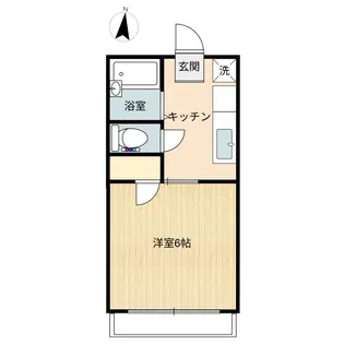 ダイヤハイツ【2階】の間取り