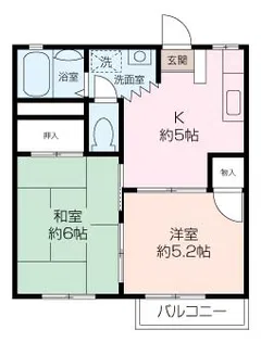 さくらハイム【1階】の間取り