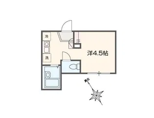 MELDIA海老名【2階】の間取り