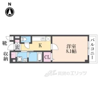 メゾン・ド・フルール【2階】の間取り
