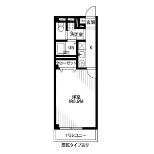 アンプルール フェール コート【3階】の間取り