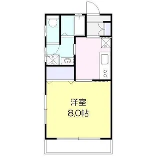 メゾンドエコー【2階】の間取り