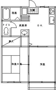 オリーブタウンA【2階】の間取り