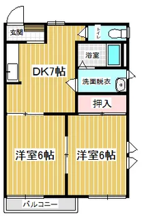 オーラム青木島【2階】の間取り