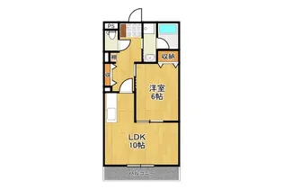 イメージスクエアマンション【3階】の間取り