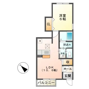 トワニー・K III棟【1階】の間取り