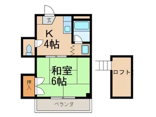 ソワール周船寺【2階】の間取り