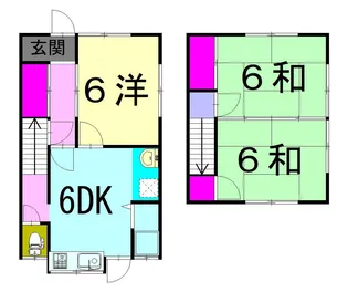 広島県福山市南手城町1【一戸建】の間取り