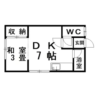 ハイツオックス【1階】の間取り