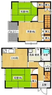 広島県福山市山手町7【一戸建】の間取り