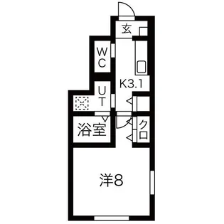 Angers【1階】の間取り