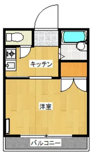 1Kの間取り画像