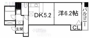 ブローニュ姉小路【8階】の間取り