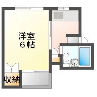 1Rの間取り画像